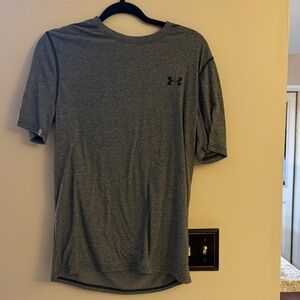 Under Armour Men’s Heather Gray Short Sleeve Performance Tee Size Medium